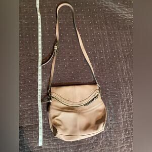 Sonoma Over shoulder or Cross Body blush light pink leather bag